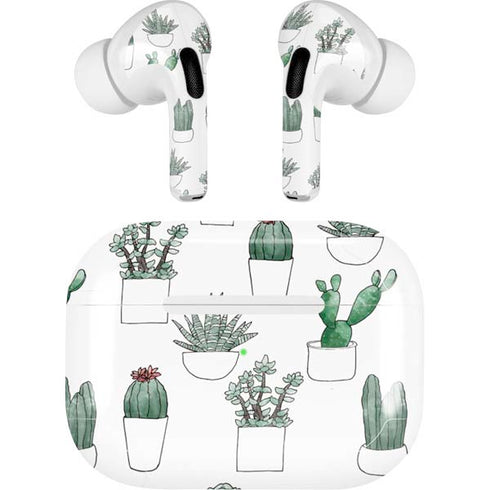 Succulent Pattern AirPods Skins